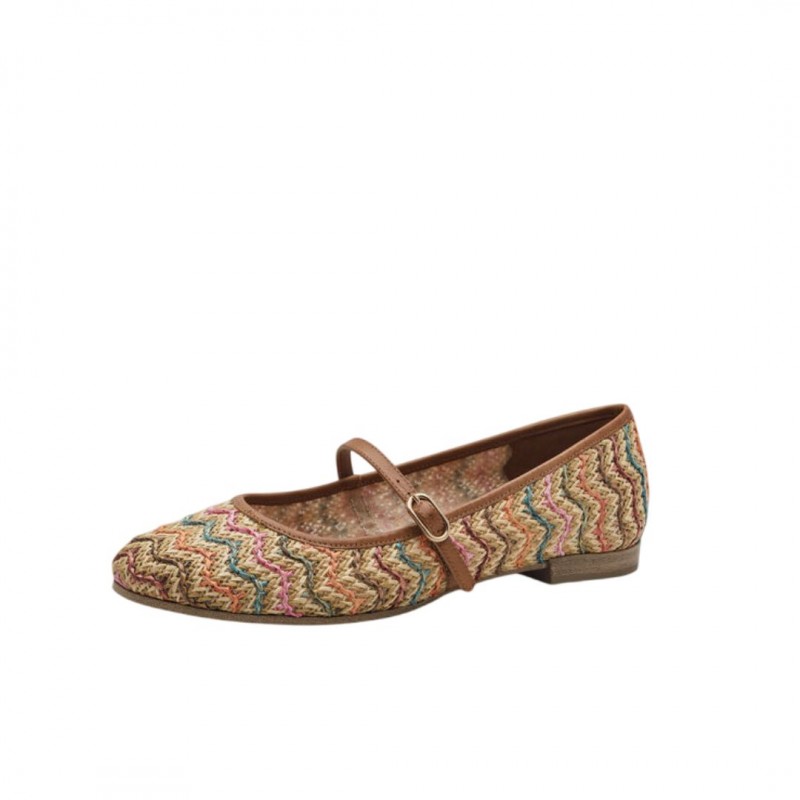 WOMEN'S BALLERINAS MULTICOLOR TAMARIS 1-22146-44 902 M2214644 MULTICOLOR