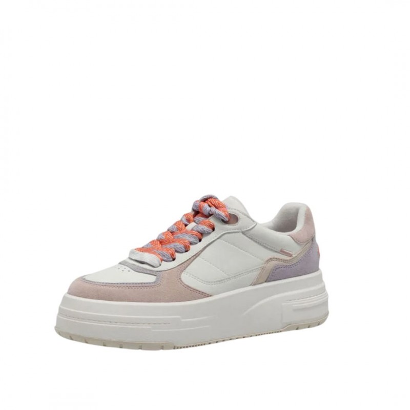 ΓΥΝΑΙΚΕΙΟ SNEAKER ΛΕΥΚΟ/ΡΟΖ/ΠΟΛΥΧΡΩΜΟ TAMARIS 1-23760-44 596 M2376044 ROSE COMB