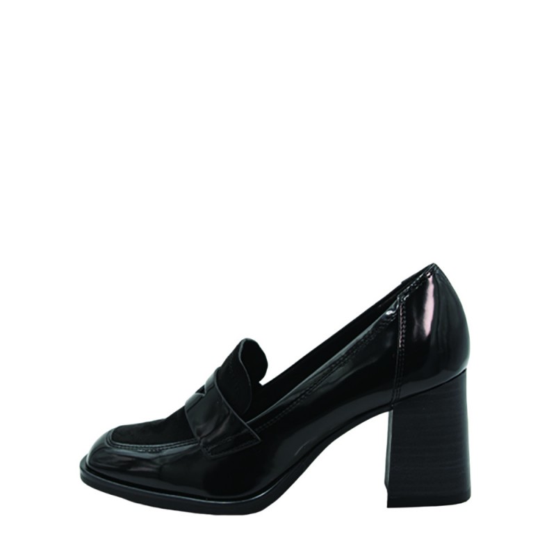 WOMEN'S HEEL BLACK TAMARIS 1-24438-41 098 M2443841 BLACK COMB
