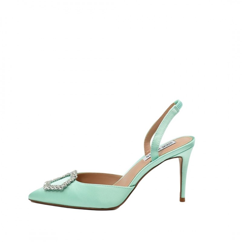 ΓΥΝΑΙΚΕΙΑ ΓΟΒΑ ΓΑΛΑΖΙΟ SATIN STEVE MADDEN SM11002102-04003-44U LUCENT