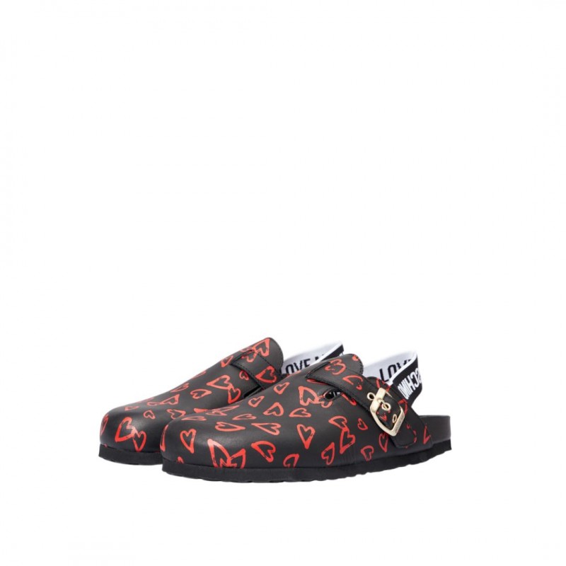 ΓΥΝΑΙΚΕΙΑ SLIPPERS ΜΑΥΡΑ LOVE MOSCHINO JA10533G1IIA0000