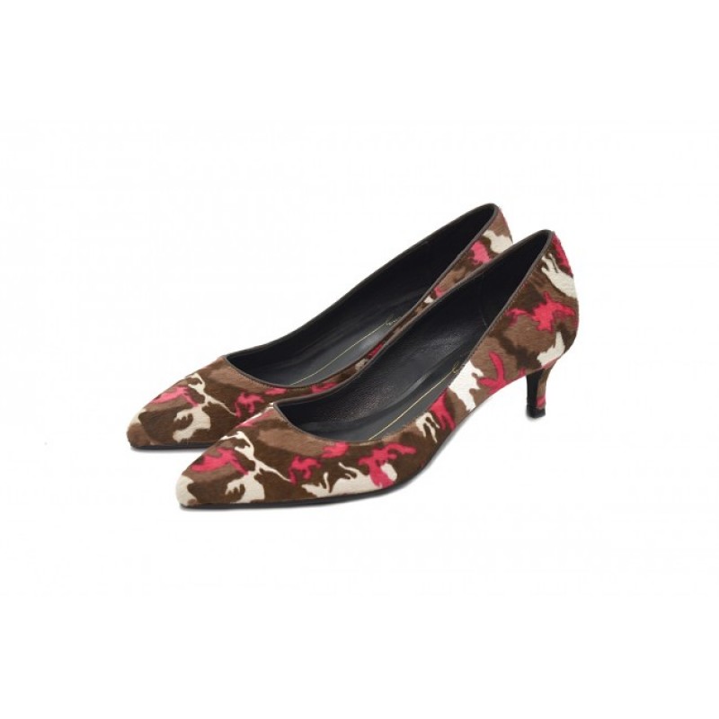 WOMEN'S HEEL MULTICOLOR LOLA CRUZ 140Z98BK
