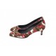 WOMEN'S HEEL MULTICOLOR LOLA CRUZ 140Z98BK