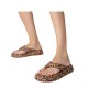 WOMEN'S SLIPPERS BROWN PRINT CARRANO 470018E/CAB01-COOKIE