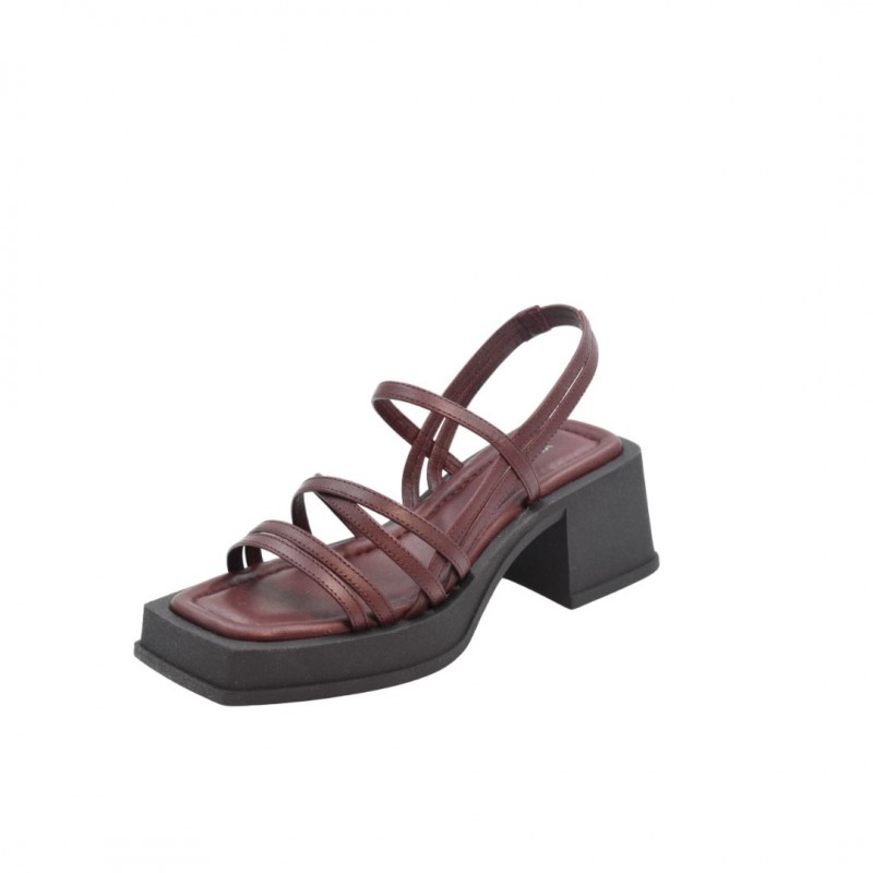 ΓΥΝΑΙΚΕΙΟ ΠΕΔΙΛΟ ΜΑΥΡΟ/ΜΠΟΡΝΤΟ VAGABOND 5337-101-38 CHERRY