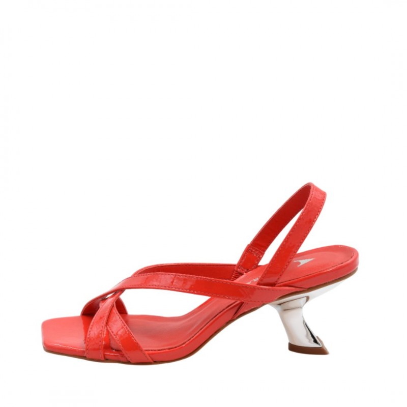 WOMEN'S RED SANDAL CARRANO 681016/MET01-VERMELHO