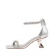 WOMEN'S SILVER SANDAL CARRANO 681017/MET01-CRACK-SILVER