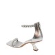 WOMEN'S SILVER SANDAL CARRANO 681017/MET01-CRACK-SILVER