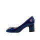 WOMEN'S HEEL BLUE MARIAN 81679 JULIET DEEP BLUE
