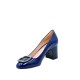 WOMEN'S HEEL BLUE MARIAN 81679 JULIET DEEP BLUE