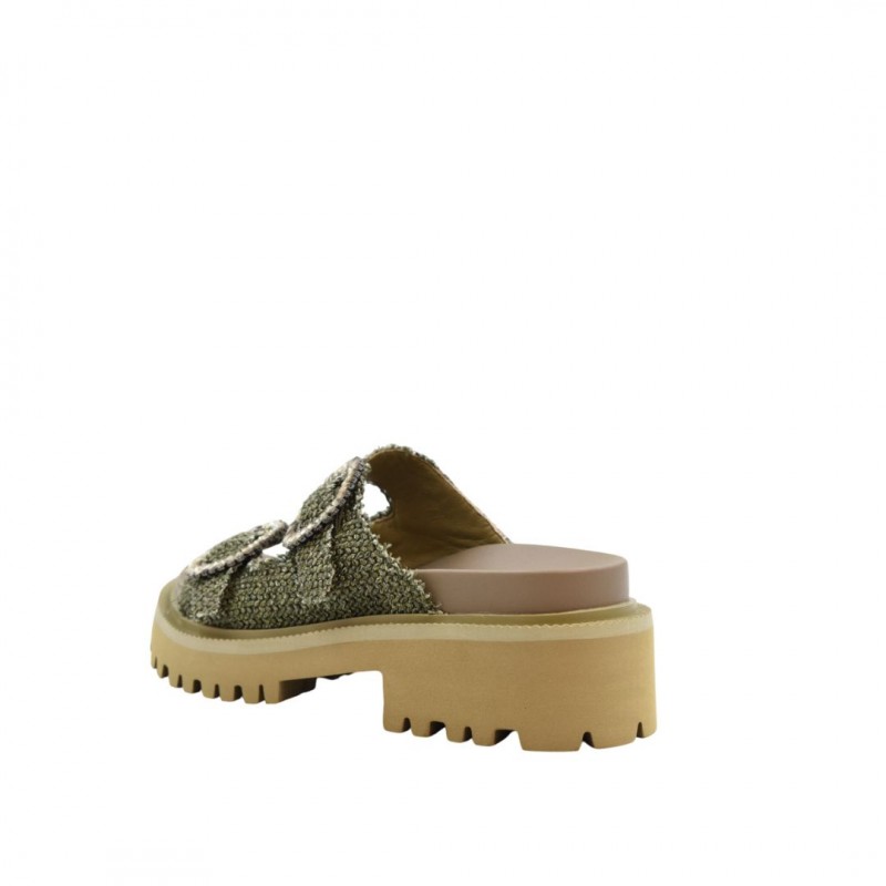 WOMEN'S SLIPPERS KHAKI NOA HARMON 9933-33 KHAKI 