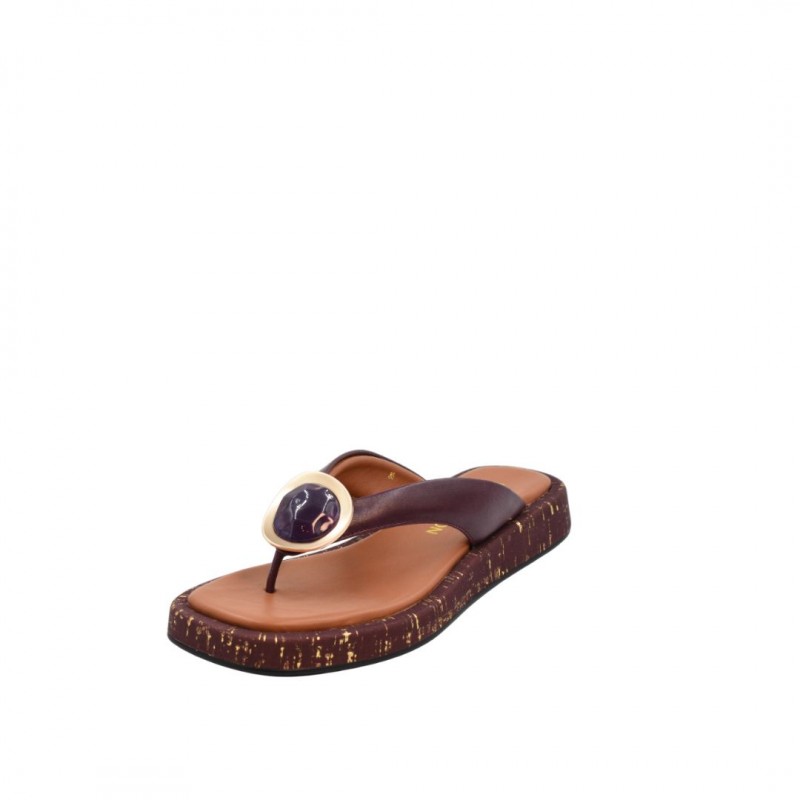 ΓΥΝΑΙΚΕΙΟ SLIPPERS ΜΩΒ/ΤΑΜΠΑ NOA HARMON 9945-72 AUBERGINE
