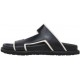 WOMEN'S SLIPPERS BLACK/WHITE KALOGIROU VEGA LEA