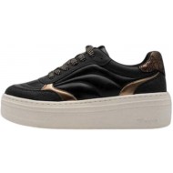 WOMEN'S SNEAKER BLACK/BRONCE TAMARIS 1-23756-45 075