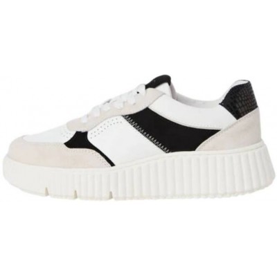 ΓΥΝΑΙΚΕΙΟ SNEAKER ΙΒΟΥΑΡ/ΜΑΥΡΟ TAMARIS 1-23771-42 4A0