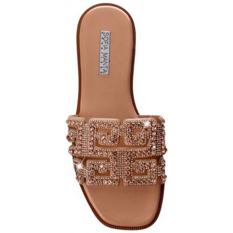ΓΥΝΑΙΚΕΙΟ SLIPPER PEACH SOFIA MANTA 491 PEACH