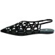 WOMEN'S BLACK BALLERINAS CARRANO 507063/FAC01-BLACK