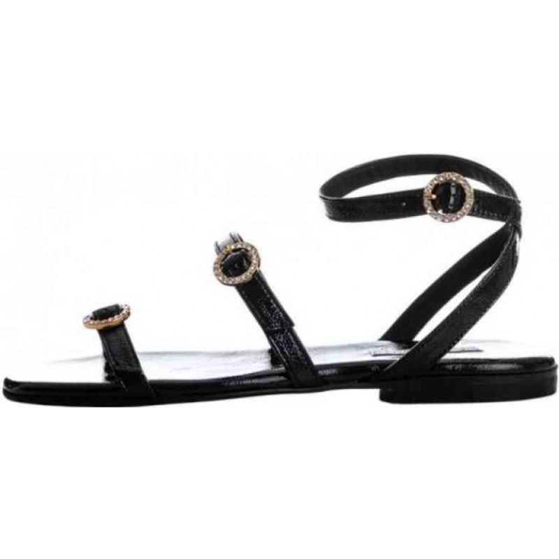 ΓΥΝΑΙΚΕΙΟ ΣΑΝΔΑΛΙ ΜΑΥΡΟ SOFIA MANTA 533 SHINY BLACK