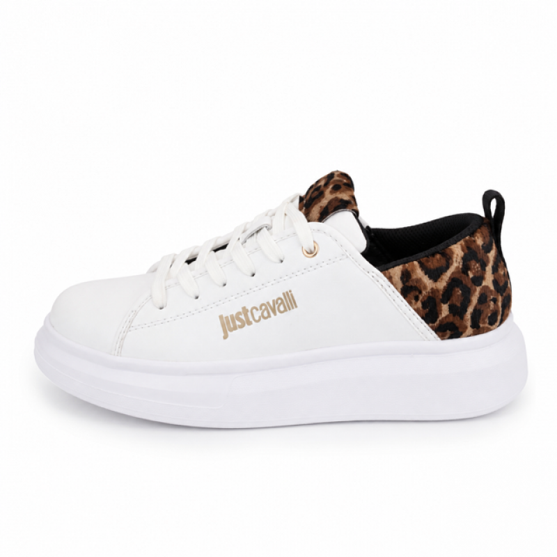 ΓΥΝΑΙΚΕΙΟ SNEAKER ΛΕΥΚΟ JUST CAVALLI 79RA3SB7 ZPB58 003