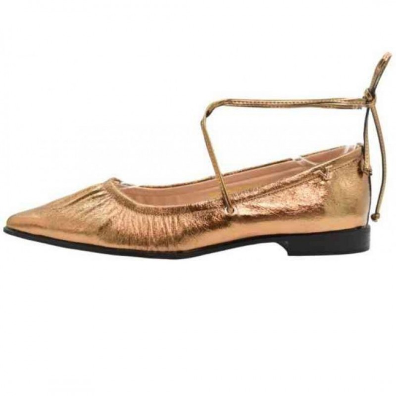 WOMEN'S BALLERINA BRONZE VERSACE 19-69 AM 4C236-614 GOLD