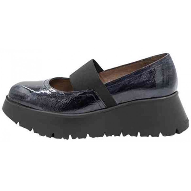 ΓΥΝΑΙΚΕΙΑ LOAFERS ΜΑΥΡΟ/ΜΠΛΕ WONDERS C-7311