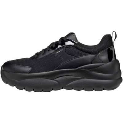 ΓΥΝΑΙΚΕΙΟ SNEAKER ΜΑΥΡΟ GEOX D551FD 01454 C9997 D XTORS D-MESH+GEOBUCK