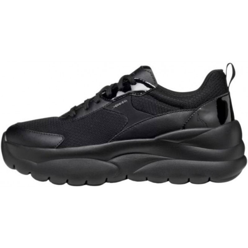 ΓΥΝΑΙΚΕΙΟ SNEAKER ΜΑΥΡΟ GEOX D551FD 01454 C9997 D XTORS D-MESH+GEOBUCK