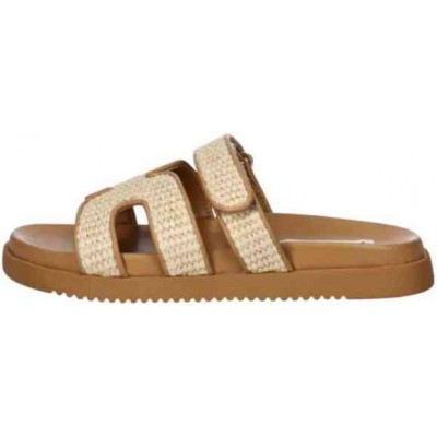 ΓΥΝΑΙΚΕΙΑ SLIPPERS ΜΠΕΖ/ΚΑΜΗΛΟ STEVE MADDEN SM11003028-04004-380 MISSILE