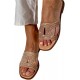 ΓΥΝΑΙΚΕΙΟ SLIPPER ΤΑΜΠΑ/ΧΡΥΣΟ SOFIA MANTA 364 PEACH