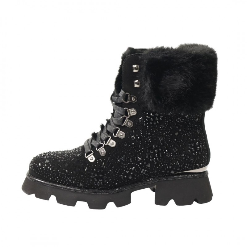 ΓΥΝΑΙΚΕΙΟ ΜΠΟΤΑΚΙ ΜΑΥΡΟ ALMA EN PENA I251356 CROSTA BLACK