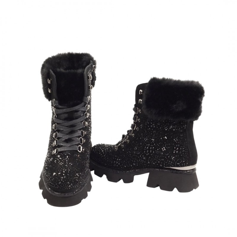 ΓΥΝΑΙΚΕΙΟ ΜΠΟΤΑΚΙ ΜΑΥΡΟ ALMA EN PENA I251356 CROSTA BLACK