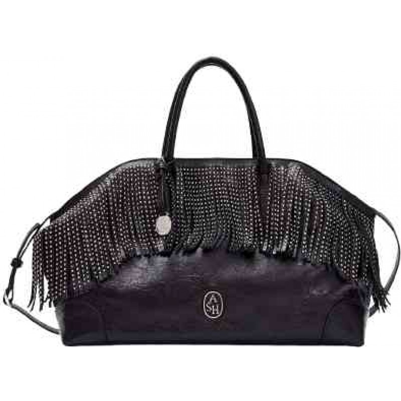 ΓΥΝΑΙΚΕΙΑ ΤΣΑΝΤΑ ΧΕΙΡΟΣ/ΩΜΟΥ ΜΑΥΡΗ ASH JACQUELINE FRINGES SS26-HB-153621-099-00