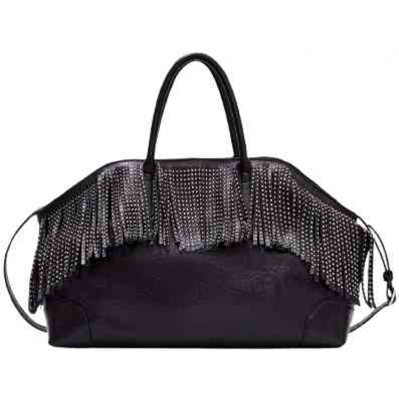 ΓΥΝΑΙΚΕΙΑ ΤΣΑΝΤΑ ΧΕΙΡΟΣ/ΩΜΟΥ ΜΑΥΡΗ ASH JACQUELINE FRINGES SS26-HB-153621-099-00