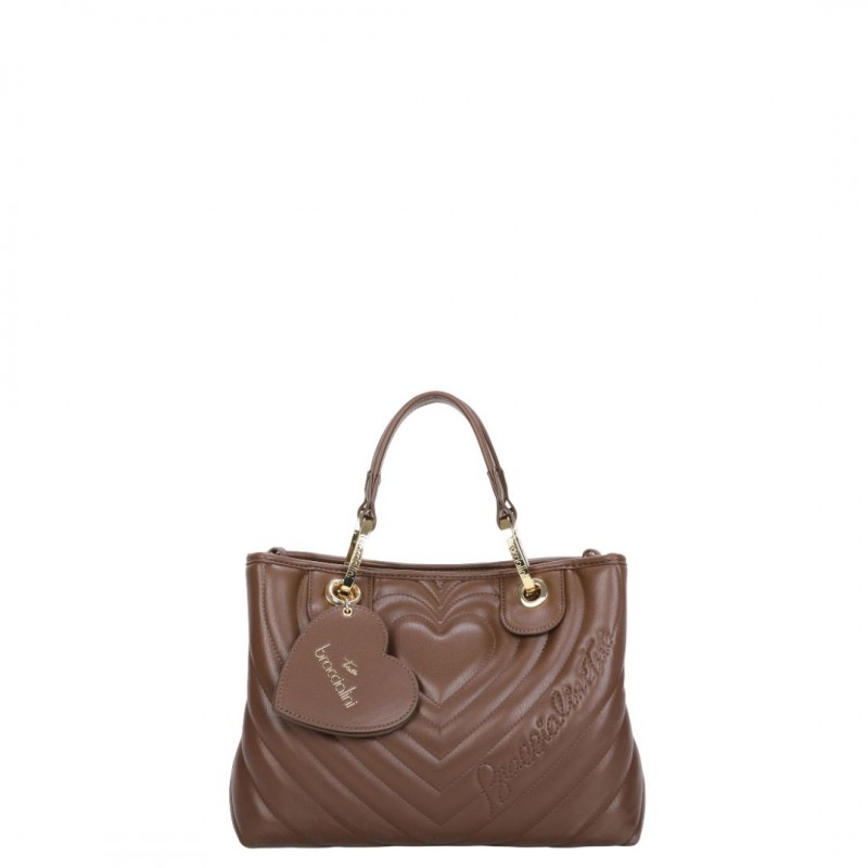 ΓΥΝΑΙΚΕΙΑ ΤΣΑΝΤΑ ΧΕΙΡΟΣ/ΩΜΟΥ ΚΑΦΕ BRACIALINI B18551 300-MARRONE BETH MATELASSE