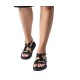 WOMEN'S SANDAL SBLACK WONDERS C-6542 NEGRO