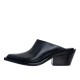 ΓΥΝΑΙΚΕΙΟ MULE ΜΑΥΡΟ CARRANO 616024/FAC01-VEGETAL P.COURO