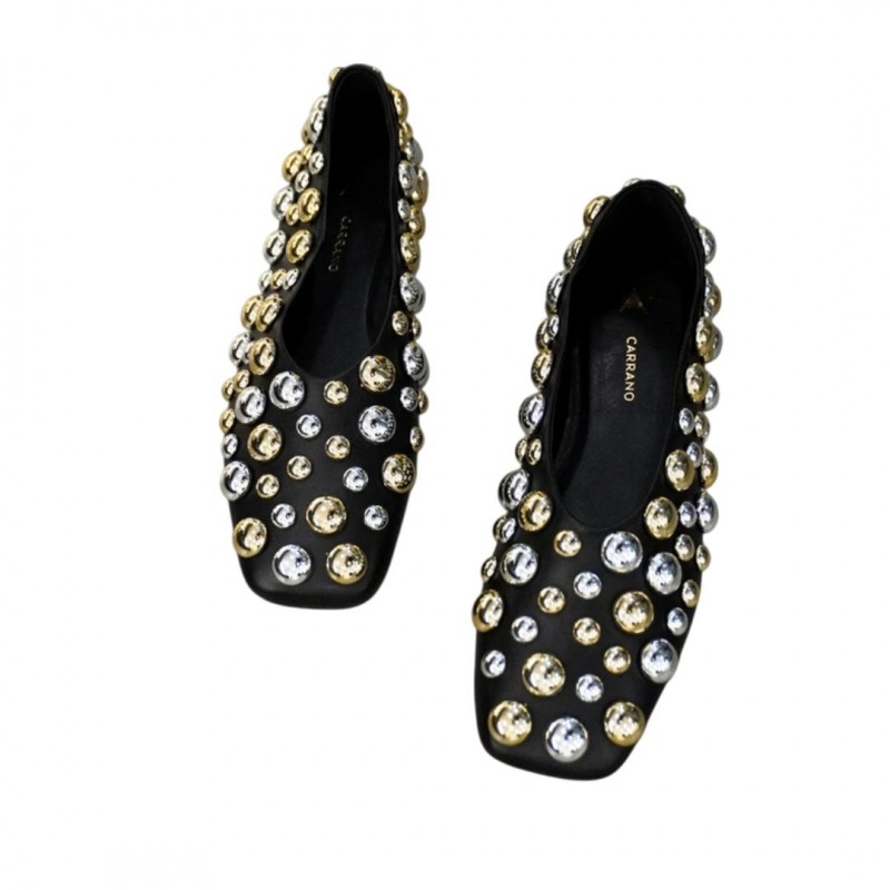 ΓΥΝΑΙΚΕΙΑ ΜΠΑΛΑΡΙΝΑ ΜΑΥΡΟ CARRANO 739009C/LAQ01-SOFT LEATHER