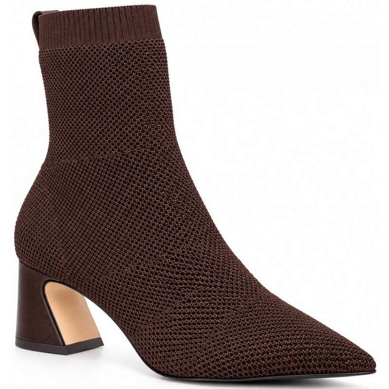 ΓΥΝΑΙΚΕΙΟ ΜΠΟΤΑΚΙ ΚΑΦΕ CARRANO 721005B/CAB01-KNIT/SOFT LEATHER (P.COURO)/DARK BROWN ΓΥΝΑΙΚΕΙΟ ΜΠΟΤΑΚΙ ΚΑΦΕ CARRANO 721005B/CAB01-KNIT/SOFT LEATHER (P.COURO)/DARK BROWN