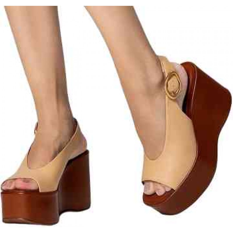 ΓΥΝΑΙΚΕΙΑ ΠΛΑΤΦΟΡΜΑ  ΜΠΕΖ CARRANO 949003/TR01-VEGETAL (P.COURO)/PORCINI