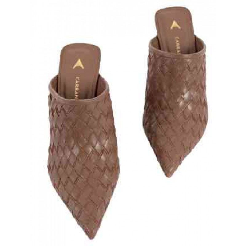 ΓΥΝΑΙΚΕΙΟ MULE ΚΑΦΕ CARRANO 930003/CABL01-SOFT LEATHER (P.COURO)