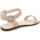 ΓΥΝΑΙΚΕΙΟ ΣΑΝΔΑΛΙ OFF WHITE CARRANO 777044/TR01-NOBUCK SMOOTH (P.COURO)/ICE