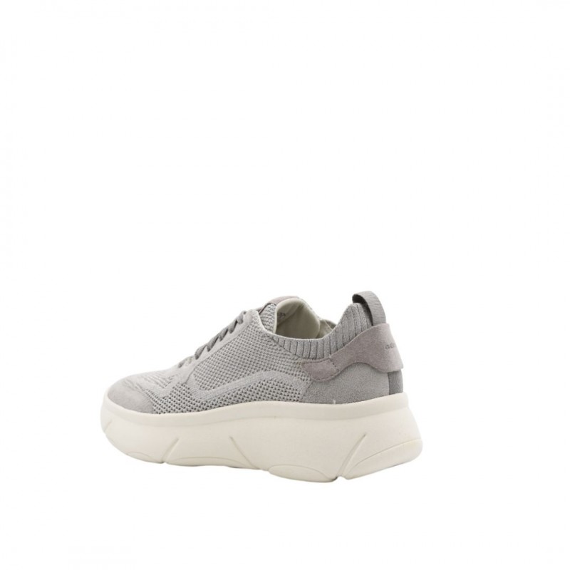 ΓΥΝΑΙΚΕΙΑ SNEAKERS ΓΚΡΙ GEOX D55NHA 09T22 C5097 KNIT.TEX+SU