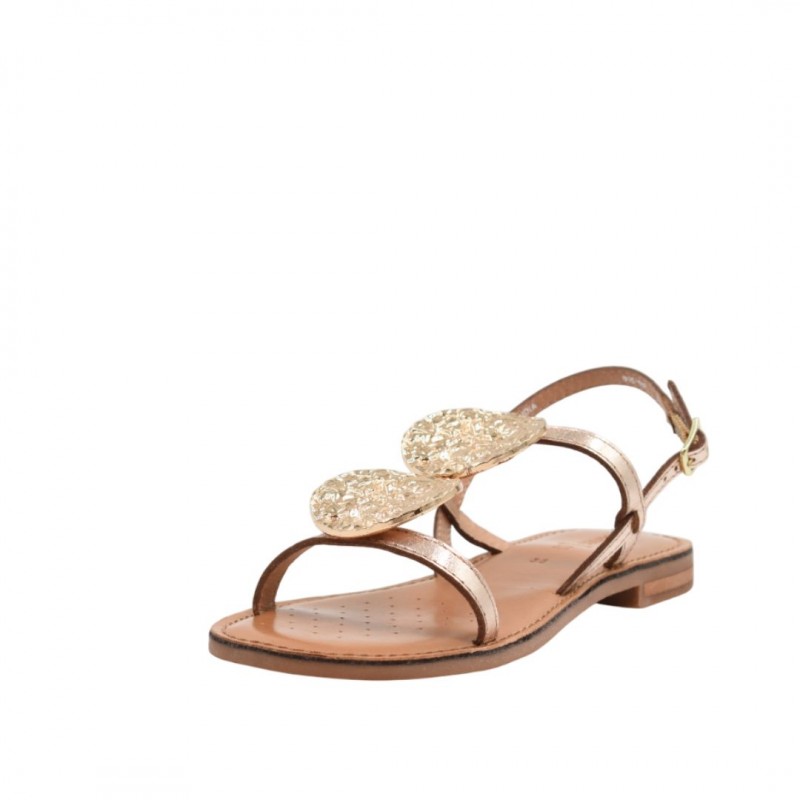 ΓΥΝΑΙΚΕΙΑ ΣΑΝΔΑΛΙΑ ΤΑΜΠΑ/ΧΡΥΣΟ GEOX D MADDALUSIA D55YMF 000N0 C2012