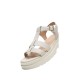 WOMEN'S SANDALS CREAM  GEOX D ADACTER D55YVB 00043 C5322