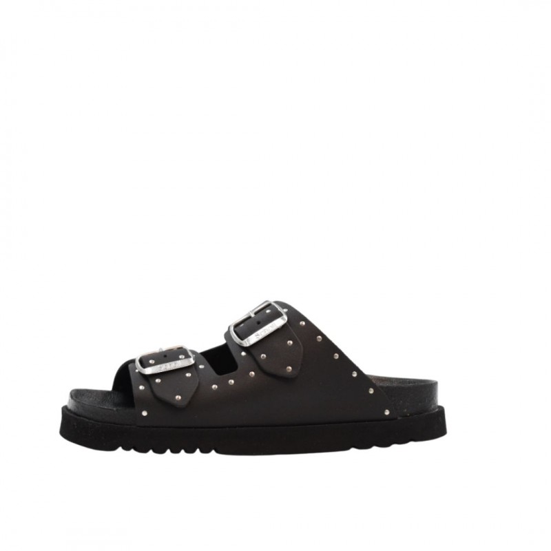 WOMEN'S BLACK SLIPPERS SCHOLL F30613 1004 380 BEATRIZ
