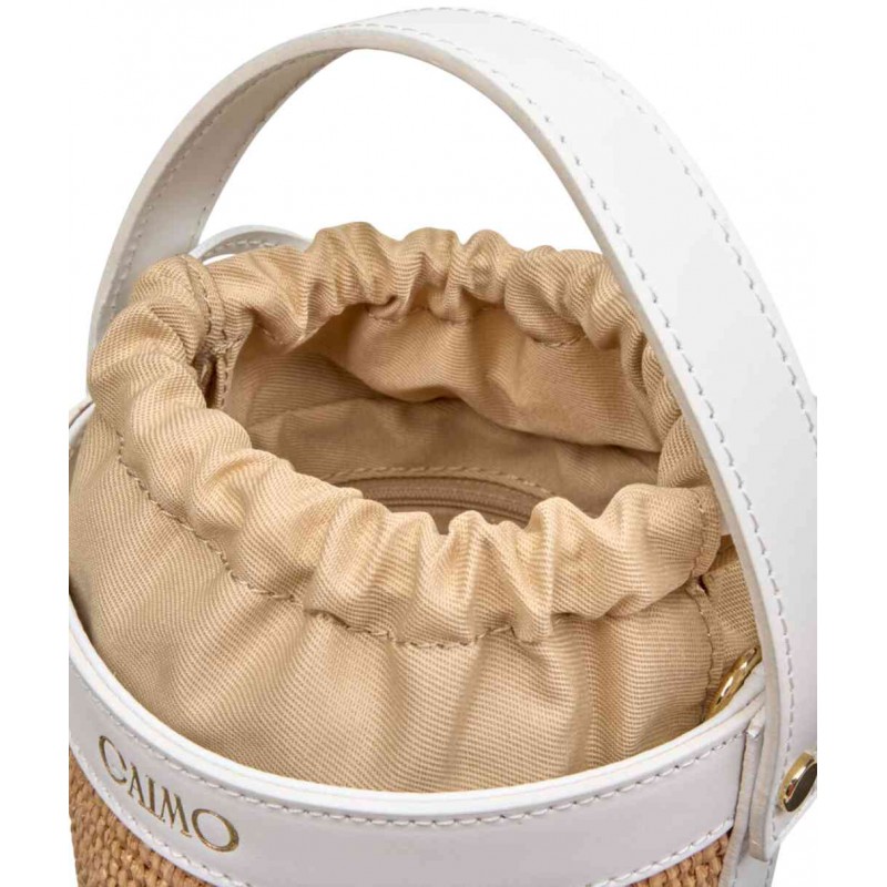 ΓΥΝΑΙΚΕΙΑ ΤΣΑΝΤΑ ΧΕΙΡΟΣ/ΧΙΑΣΤΙ ΛΕΥΚΗ/ΜΠΕΖ GAIMO  BOMBON 23099-43540-1 V0002