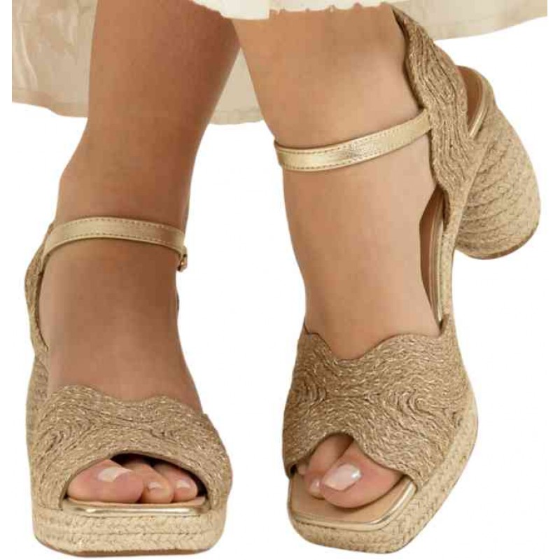 ΓΥΝΑΙΚΕΙΟ ΠΕΔΙΛΟ ΧΡΥΣΟ GAIMO DARIAN COR23-0739-4U NATU/PLATI 22486-42020-1 RENATA YUTE V0001