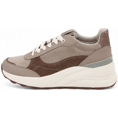 ΓΥΝΑΙΚΕΙΟ SNEAKER ΜΠΕΖ GEOX  SPHERICA EC13 WOMAN D65WAB 02285 C5288