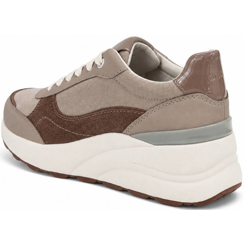 ΓΥΝΑΙΚΕΙΟ SNEAKER ΜΠΕΖ GEOX  SPHERICA EC13 WOMAN D65WAB 02285 C5288
