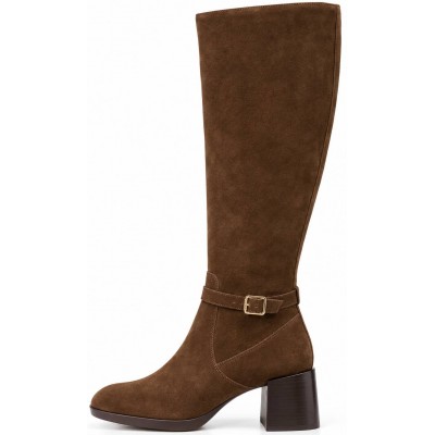 ΓΥΝΑΙΚΕΙΑ ΜΠΟΤΑ ΚΑΦΕ GEOX D680VC 00022 C6006 WALK PLEASURE 55T WOMAN